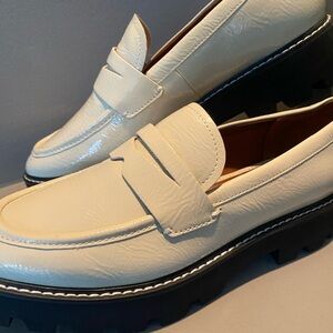 FRANCO SARTO lug loafers off-white ivory